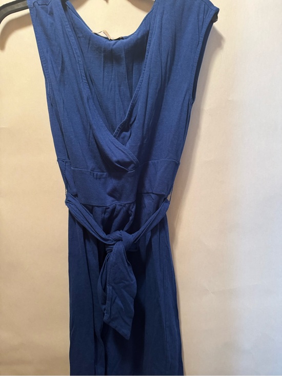 LOFT Dresses & Skirts - LOFT Sleeveless Wrap-Style Midi Dress in Royal Blue